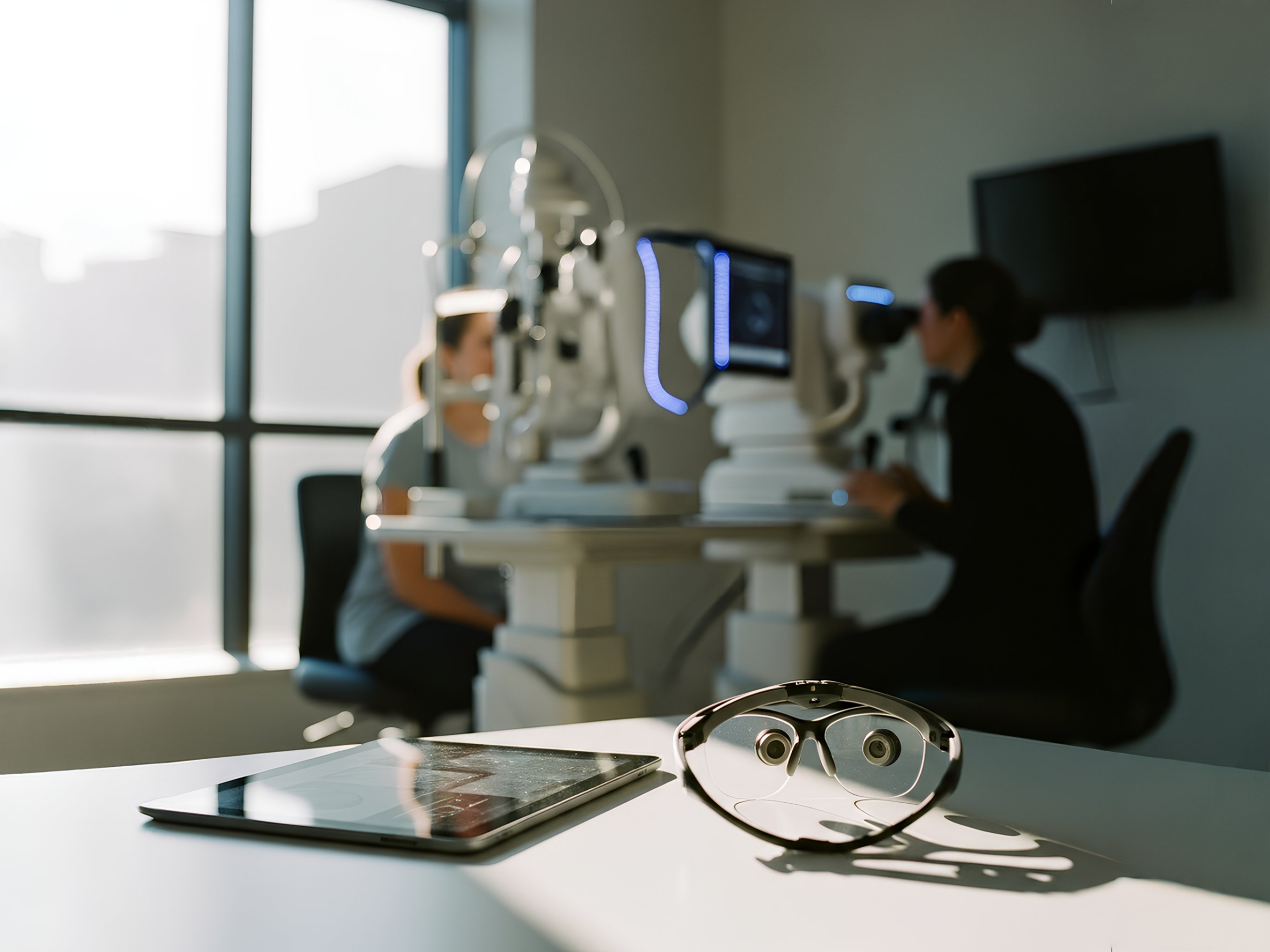 Doctor talking to patient